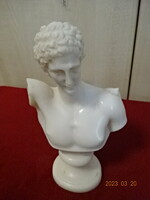 Alabaster bust of Hermes, height 16 cm. Jokai.