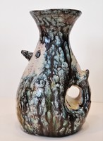 Modern kiss pink Ilona ceramic candle holder shaped like a bird