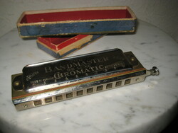 Profi száj harmónika , The Bandmeister de Lux   Chromatic    13 x 4 cm