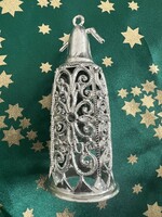 Antique laced plastic soda bottle Christmas tree decoration
