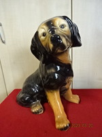 Orosz porcelán kutya, magassága 37 cm. Jókai.