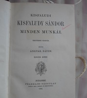 All the works of Sándor Kisfaludy 2. (Dávid Angyal, Franklin Company, 1892)