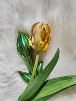 Zsolnay tulipán falidísz, eozin