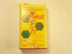 Retro Vitapoll virágporos tabletta HUNGARONEKTÁR gyártó műanyag flakon - 1980-as évekből