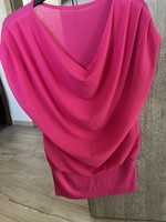 Elegant sleeveless rayon top pink2