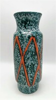 Retro vase, Hungarian handicraft ceramics, 30 cm