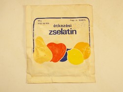 Retro étkezési zselatin papír zacskó - Compack Budapest - 1980-as évekből