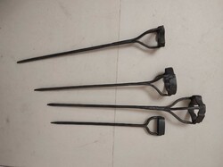 Antique iron tool tilt 5 pieces animal husbandry agriculture 56 6678