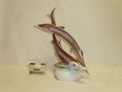 Raven House fish figurine, nipp - 23 cm