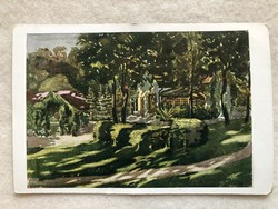 Antique postcard - emmaus - cloth park