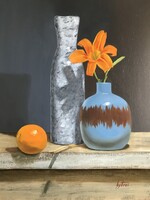 Csendélet liliommal