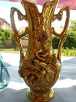 Empír stilusú (Zolnay Jelegű) eozin csodálatos váza francia országból