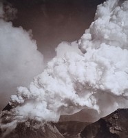 Vezúv - fotó 1934- ből - vulkán