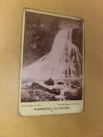 Wasserfall bei golling austria 1890 area cabinet photo