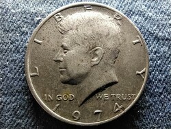 Usa kennedy half dollar 1/2 dollar 1974 (id58841)