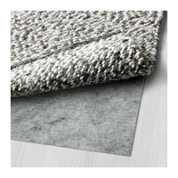Woven thick rustic wool rug (75x156 cm)