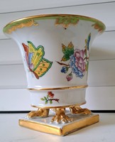Herendi viktoria oroszlán lábú kaspó porcelán