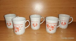 Iris cluj porcelain mug set 5 pieces in one (1 / k)