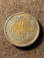 4 krajcár 1868