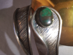 Silver bracelet with gemstones 925