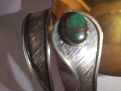 Silver Bracelet with Semi-Precious Stones, 925