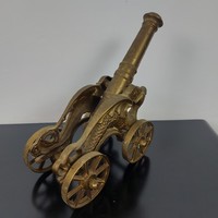 Brass cannon about 35 cm
