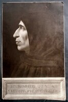 Ferrarai Hieronymus / Jeromos prófeta portréja - nyomat (48x31 cm) - vallási kép