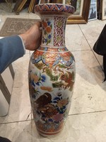 Chinese porcelain vase, hand painted, height 55 cm.