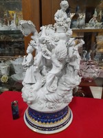 Egyedi Francia Exkluzív Sevres Figurális Porcelán Szobor. 44 cm.