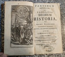 Pomey, Francisco- Pantheum mythicum...A görög-római mondák istenei 28 db rézmetszettel. 1795.