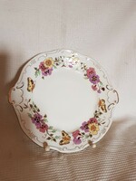 Pillangó süteményes tál Zsolnay porcelán