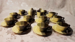 From HUF 1! 12 coffee cups, 12 small plates, 2 sugar bowls