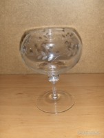 Retro engraved glass cup (fp)