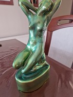 Zsolnay női szobor eozin