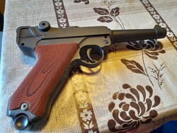 Airsoft pistol p08 luger spring loaded