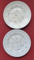 2db Triptis német porcelán kistányér tányér virág mintával
