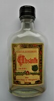 Régi címkés likőrös üveg (Első Losonczi Rum és Likőrgyár)