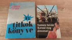 2 novels by István Nemere: new book of secrets, find my dream! Sci-fi, canvas, novel, book