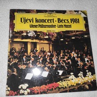 New Year's Concert Vienna 1981 vinyl record, 1981 lp