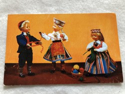 Old Russian fairy tale character, puppet postcard -5.