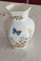 Finom csontporcelán, Aynsley váza és gyűrűtartó