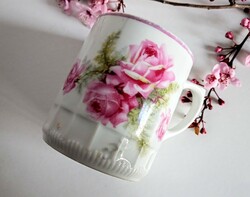 Antique rose mug 9cm