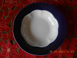 Zsolnay Pompadour alapmázas mély tányér I