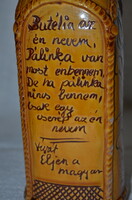 Ceramic bottle with P j marking ( dbz 0038 )