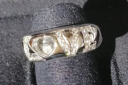 Chopard happy hearts diamond ring