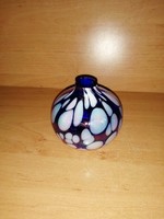 Retro gömb üveg váza 7,5 cm (19/d)