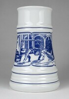 1M499 Jelezett Alföldi porcelán söröskorsó 17 cm