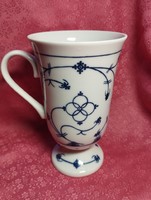 Immortelle, szalmavirág mintás porcelán füles csésze, po