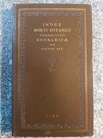 Index Horti Botanici Universitatis Hungaricae (Reprint) + Kísérőfüzettel: The First Floristic Work f