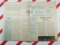 Régi retro újság - Evangélikus Élet - 1990. március 18. Születésnapra ajándék